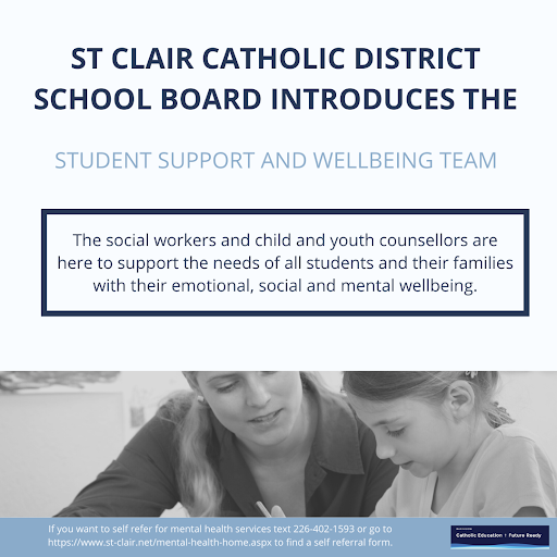 St Clair Catholic Introduces the Student Support and Wellbeing Team