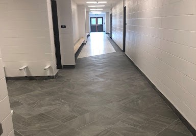 New hallway flooring