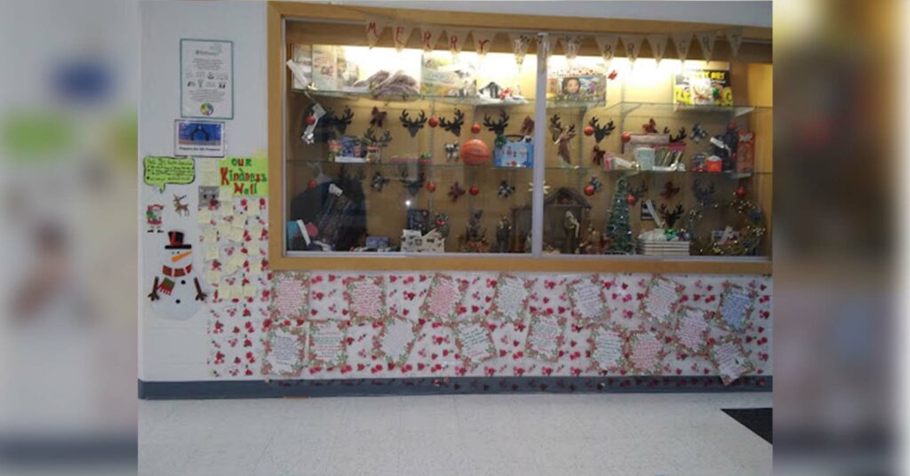 Photo of St. Philip’s Kindness Wall Created During Kindness Week 2021
