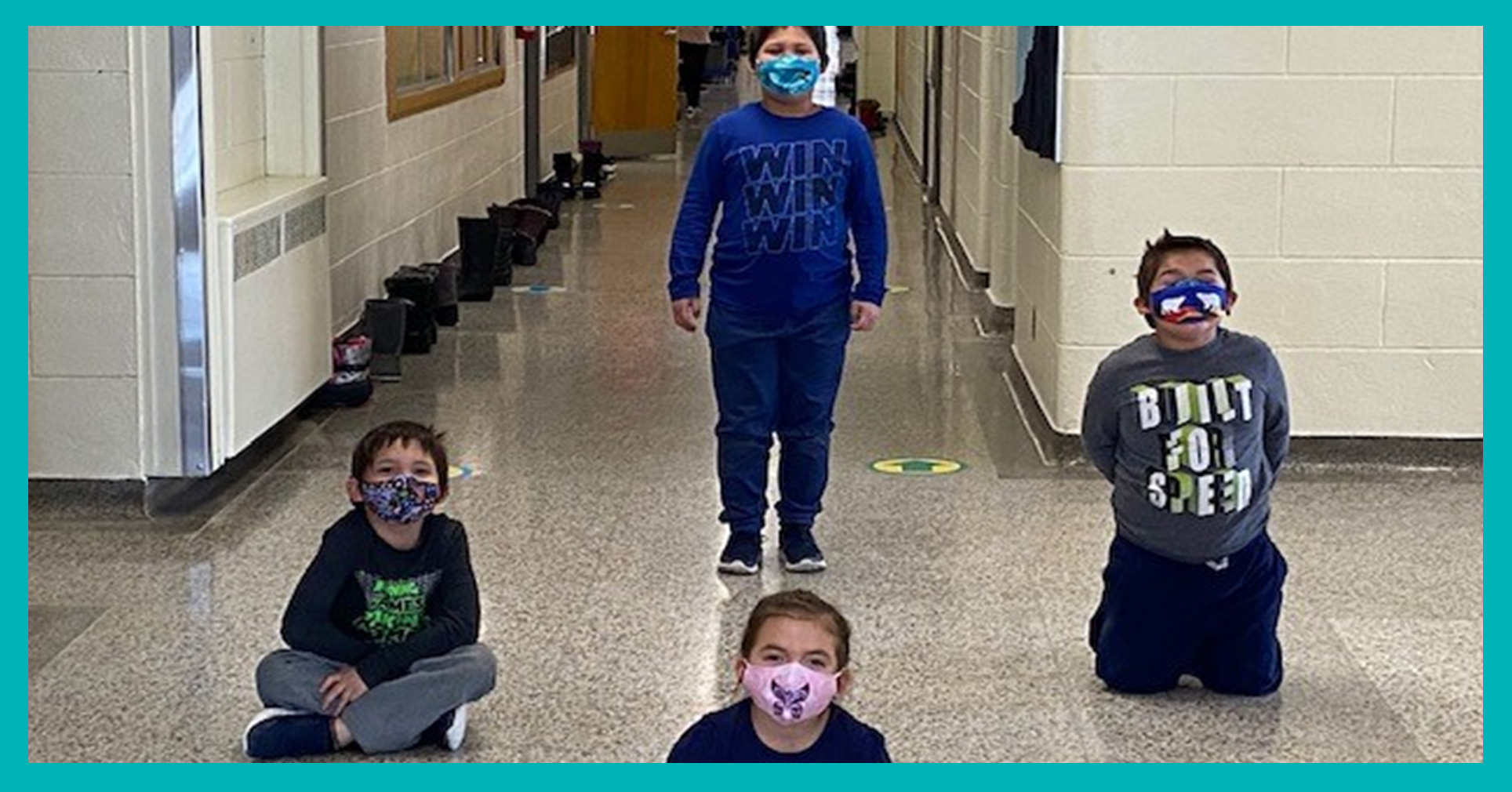 Face Masks Featuring Indigenous Artwork Gifted to St. Clair Catholic Elementary Schools