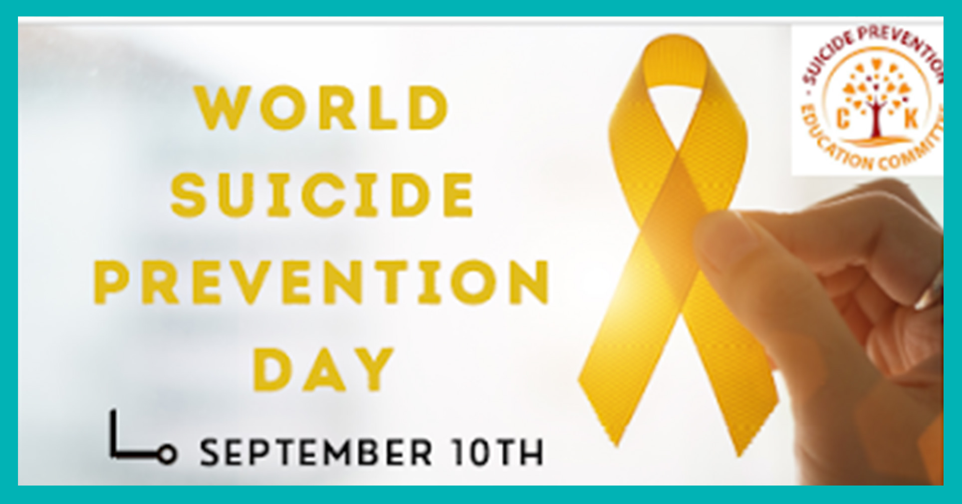 World Suicide Prevention Day is September 10th