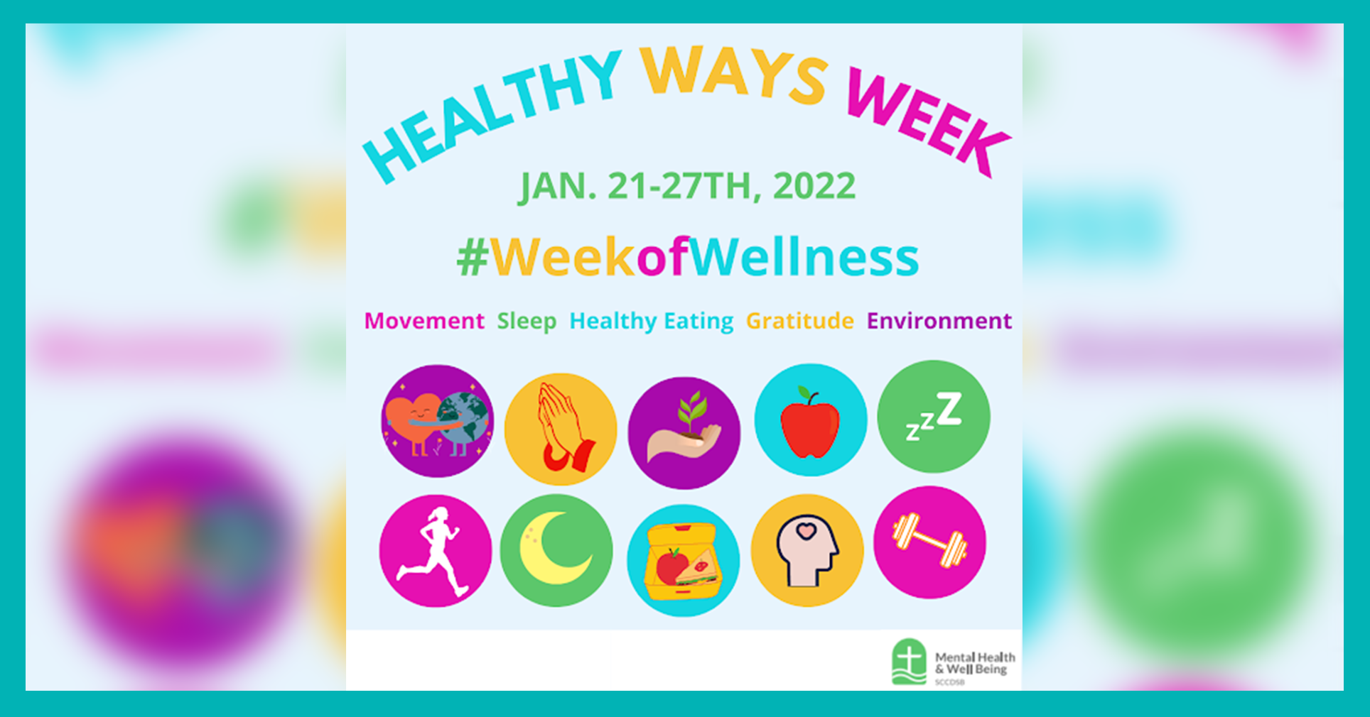 SCCDSB Celebrates Healthy Ways Week January 17-21