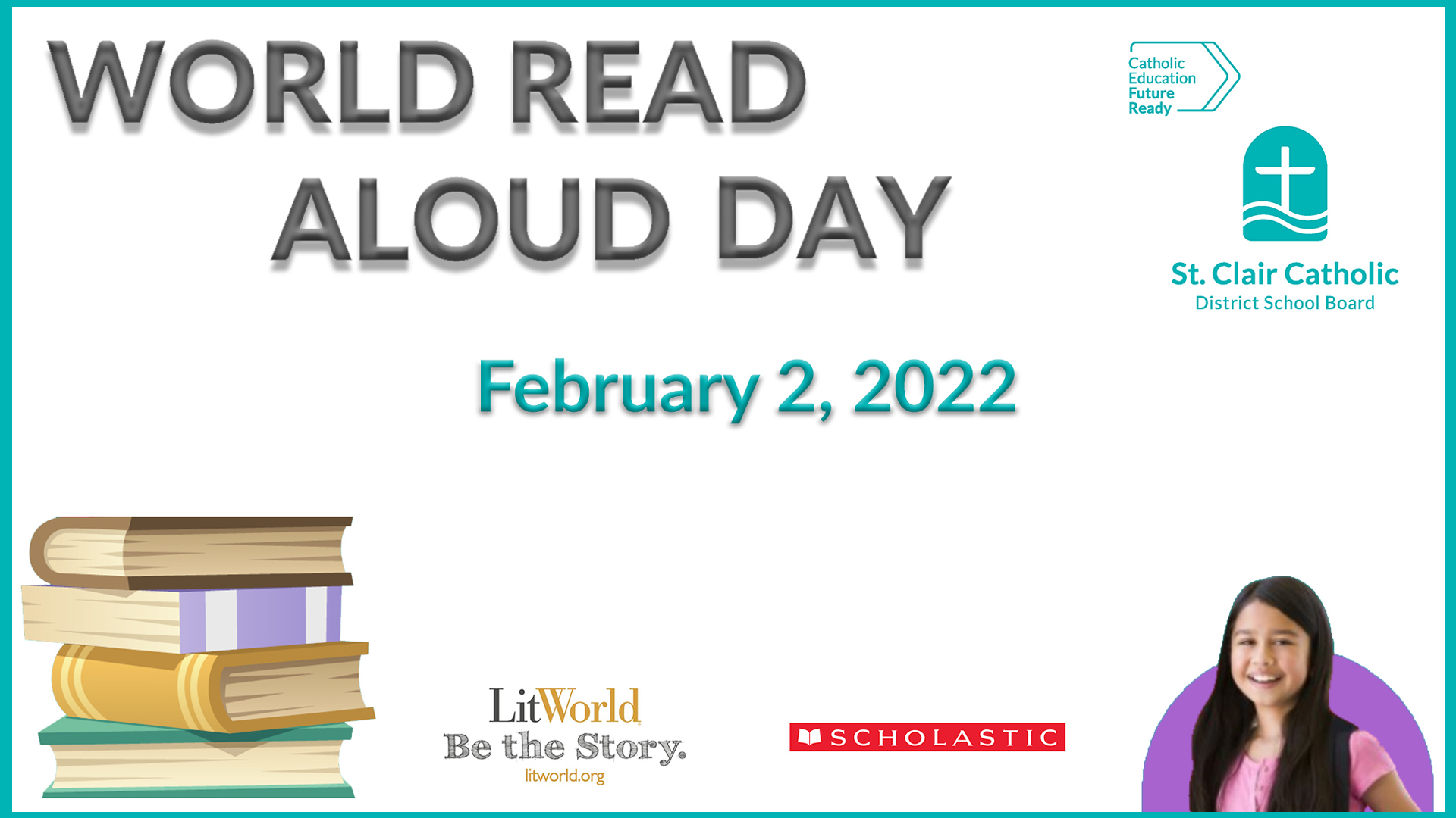 St. Clair Catholic Celebrates ‘World Read Aloud Day’ with Virtual Guest Readers Across the District