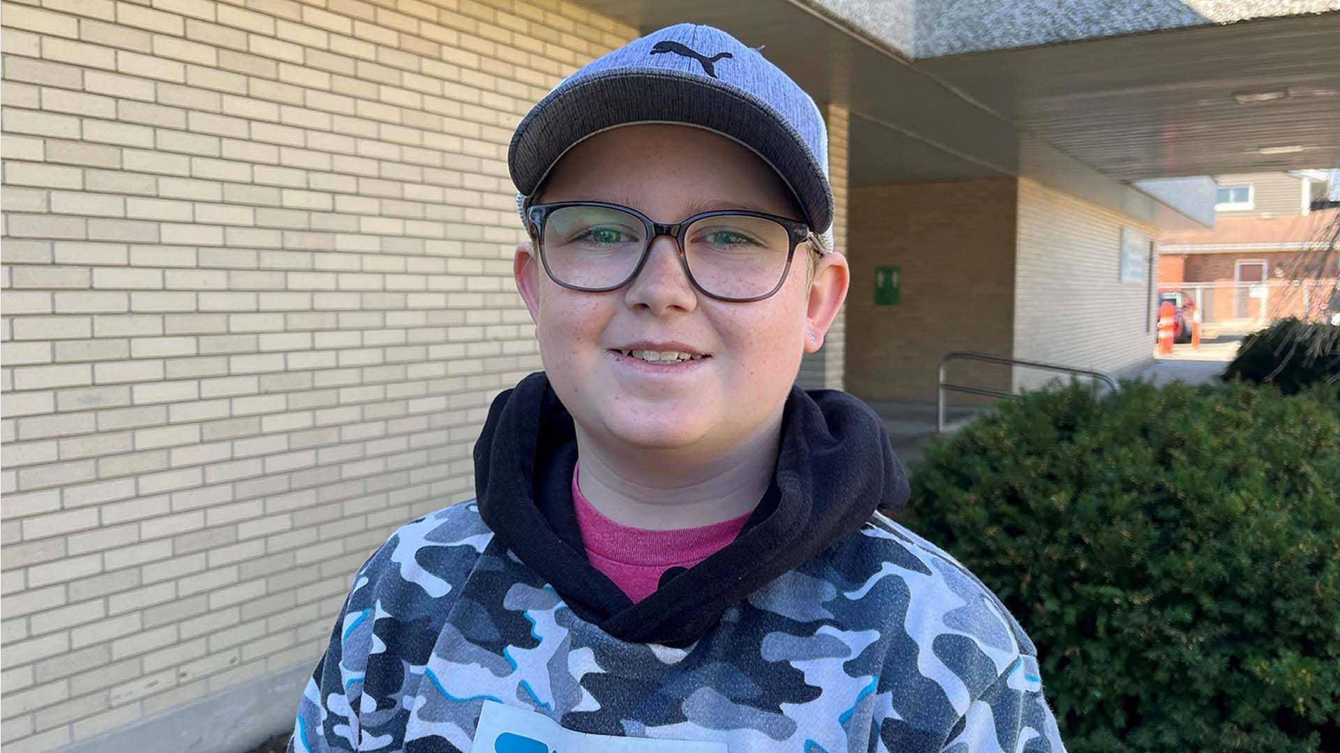 Georges P. Vanier Student Walks from Chatham to Windsor to Raise Money for Children’s Hospital