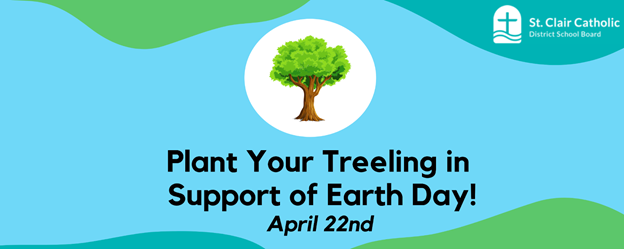 Plant Your Treelings on Earth Day: April 22nd