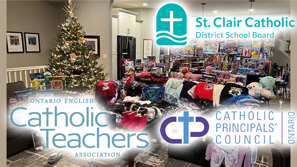 St. Clair Catholic Employees Donate $17,000 to Women’s Shelters in Chatham-Kent and Sarnia-Lambton