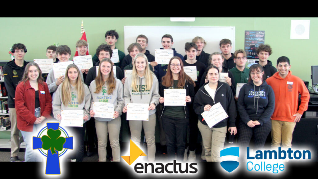 St. Patrick’s Enterprise Management Class Enactus Undertaking Focuses on Kindness