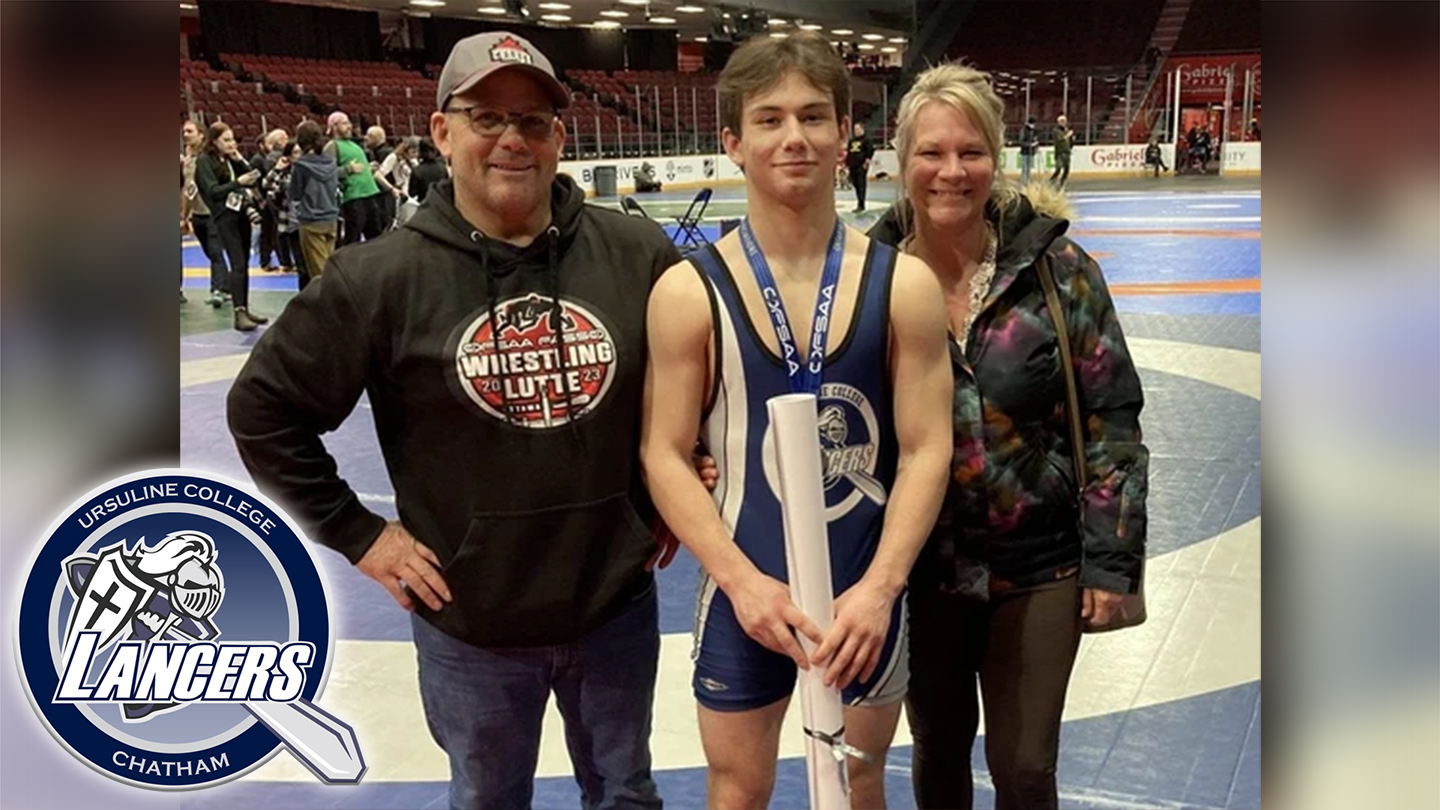UCC Student Wins Gold at OFSAA Wrestling Championship Match