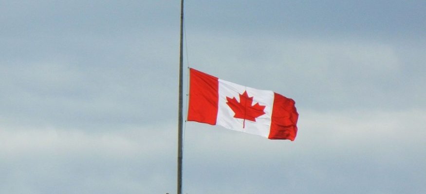 Flags Lowered at the Catholic Education Centre to Mark the National Day of Mourning for Persons Killed or Injured in the Workplace