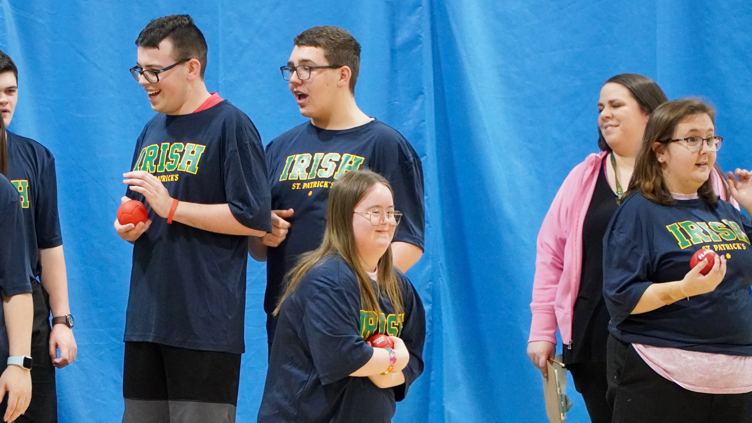 St. Patrick’s Business Leadership Class Hosts Special Olympics Bocce Ball Tournament