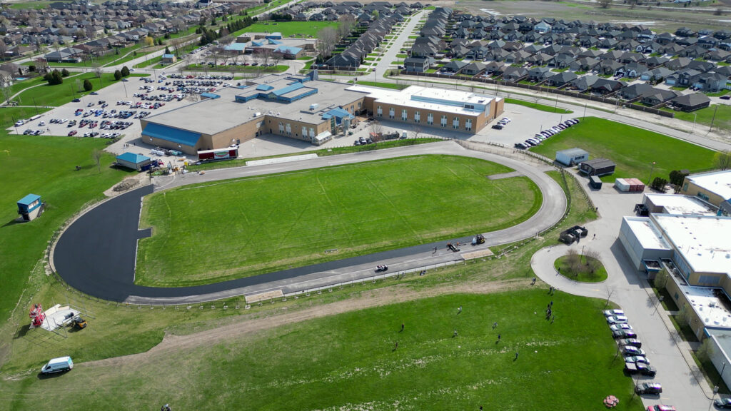 Work Begins on Track Surface at St. Patrick’s Catholic High School ...