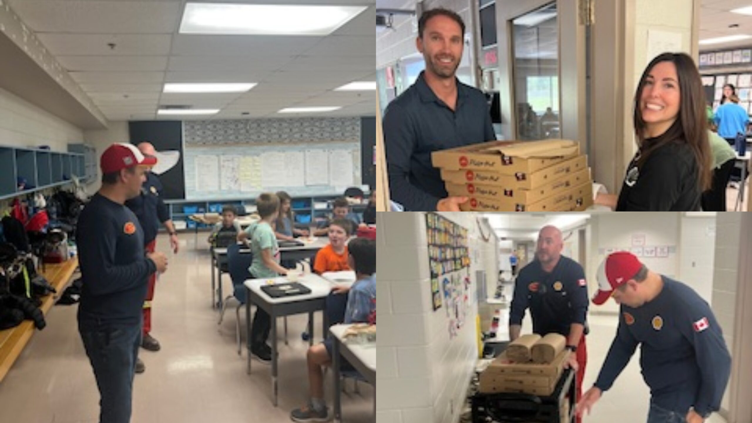 Shell Canada “Pays It Forward” with Surprise Pizza Lunch at St. Joseph Catholic School, Corunna