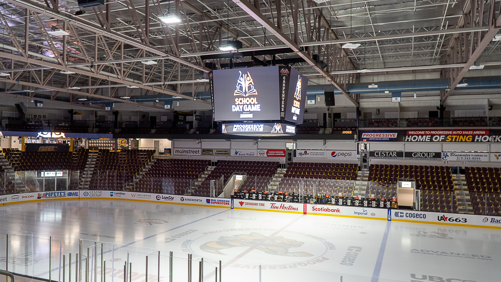 Sarnia Sting School Day Game Brings Students Together for a Big Win