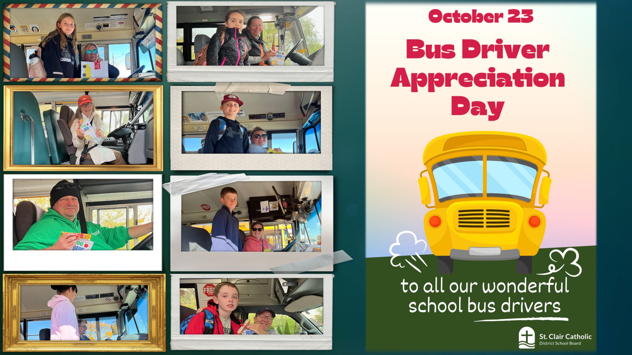 Students Celebrate Bus Driver Appreciation Day