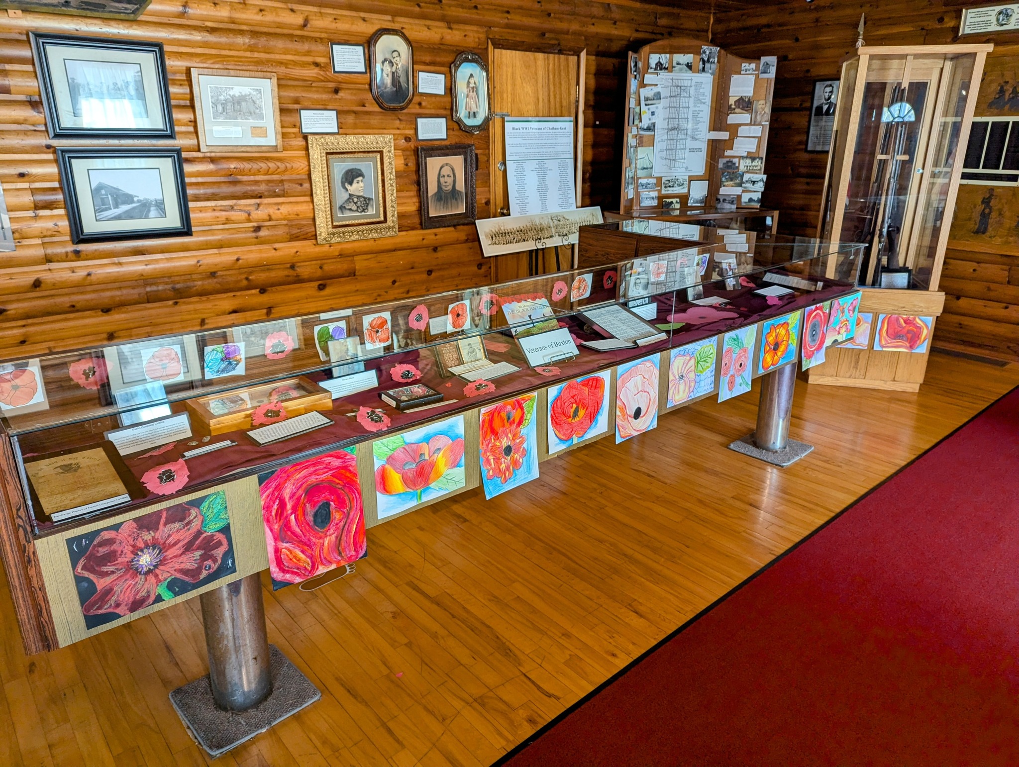 Honouring Heroes Through Art: St. Angela Merici Students Create Poppy Tribute for Remembrance Day