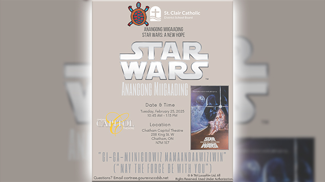 Star Wars in Anishinaabemowin (Ojibwe) Coming to Chatham Capitol Theatre