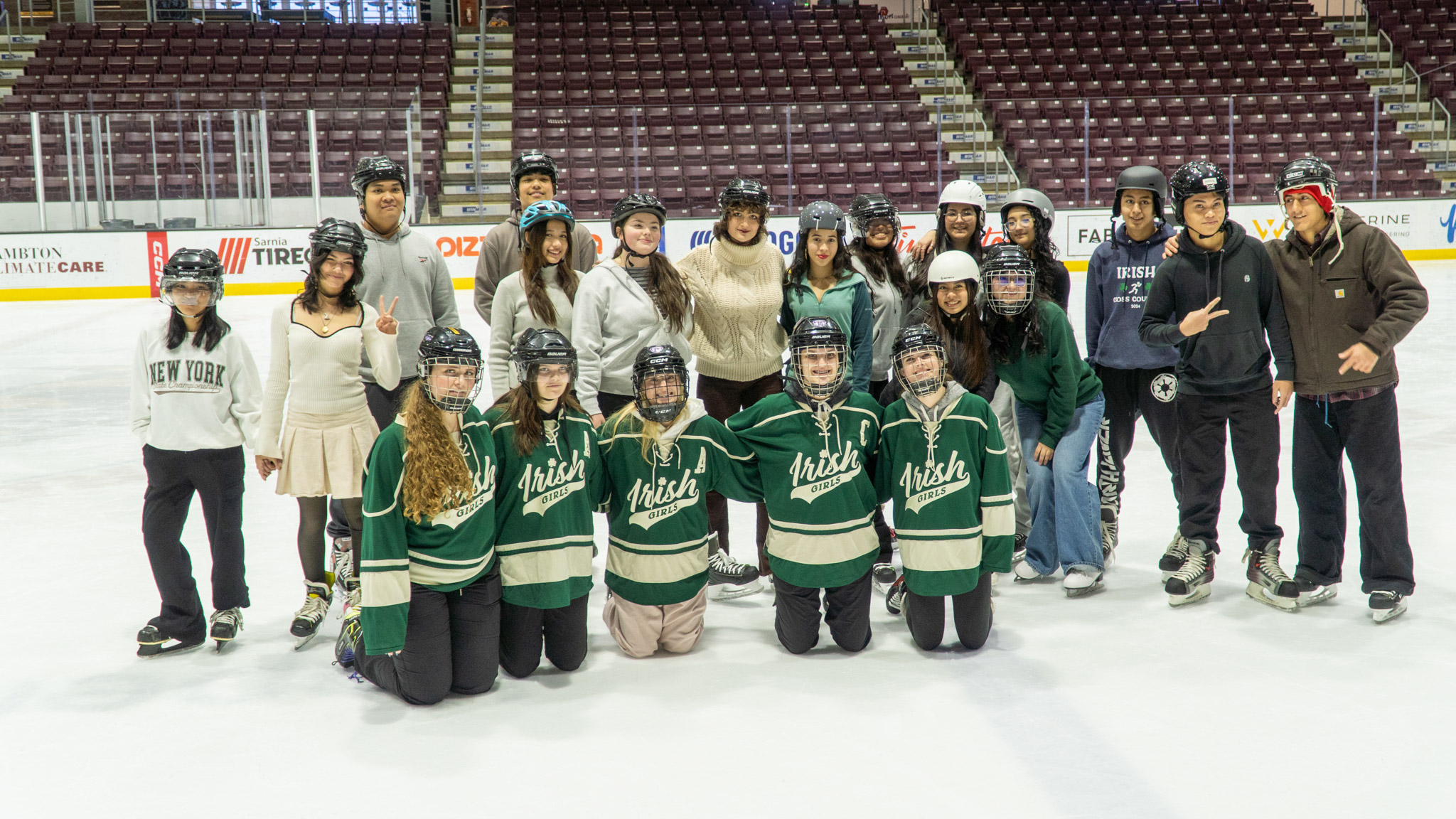 Home Ice Skating Event at St. Pat’s Fosters Fun, Friendship, and Connection