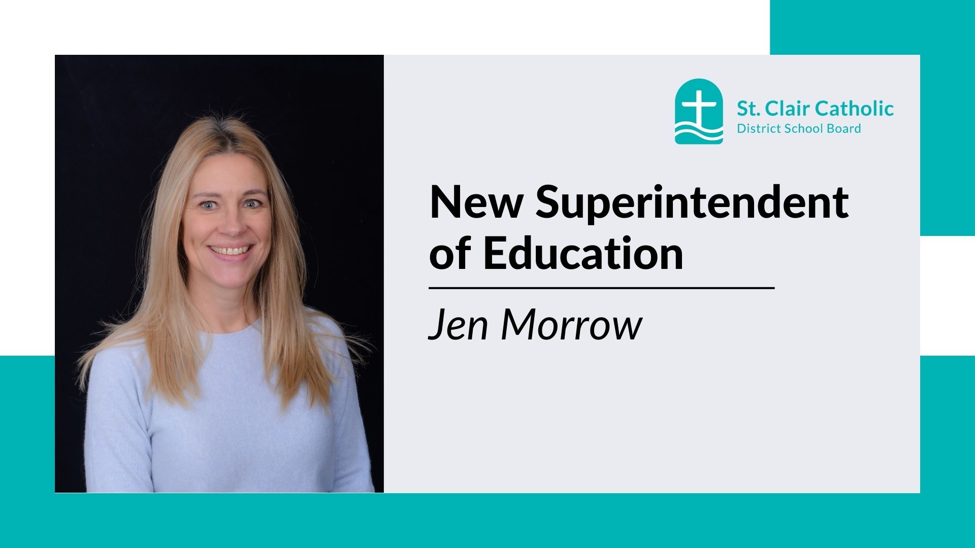 Jen Morrow Appointed Superintendent of Education